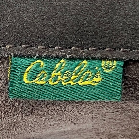 Cabelas Womens 820097 Brown Faux Suede Fur Slip-On Size 6W Shearling Style - Picture 9 of 10